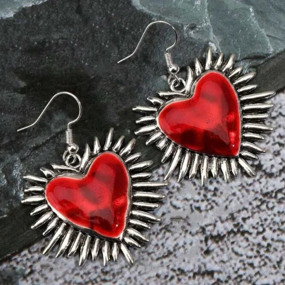 Jewelry Bursting Sacred Heart Of Jesus Immaculate Mary Catholic